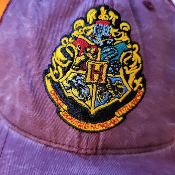 NWT Harry Potter Hogwarts Cap , adjustable adult trucker hat - Picture 12 of 16